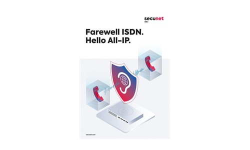 작별 인사 ISDN. 안녕하세요 All-IP.